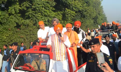 Haryana : 350वीं शहीदी वर्षगांठ के उपलक्ष्य में हिंद की चादर दौड़ में हजारों लोगों ने हिस्सा लिया