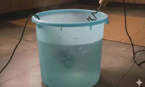 Water Heater से बिजली का झटका लगने से 23 वर्षीय लड़की की मौत