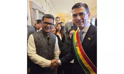 Bolivia: राष्ट्रपति रोड्रिगो पाज़ परेरा के शपथ ग्रहण में भारत का प्रतिनिधित्व करेंगे पाबित्रा मार्गेरिटा