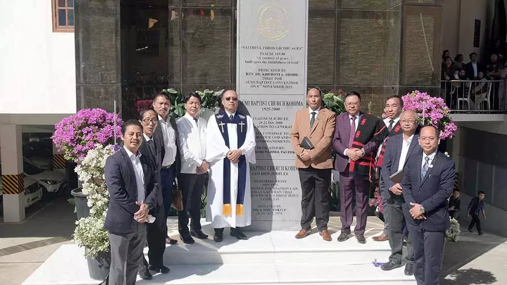 Nagaland सुमी बैपटिस्ट चर्च कोहिमा ने शताब्दी जयंती समारोह शुरू किया