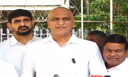 जुबली हिल्स के मतदाताओं ने उपचुनावों में कांग्रेस को हराया: Harish Rao जुबली हिल्स के मतदाताओं ने उपचुनावों में कांग्रेस को हराया: Harish Rao