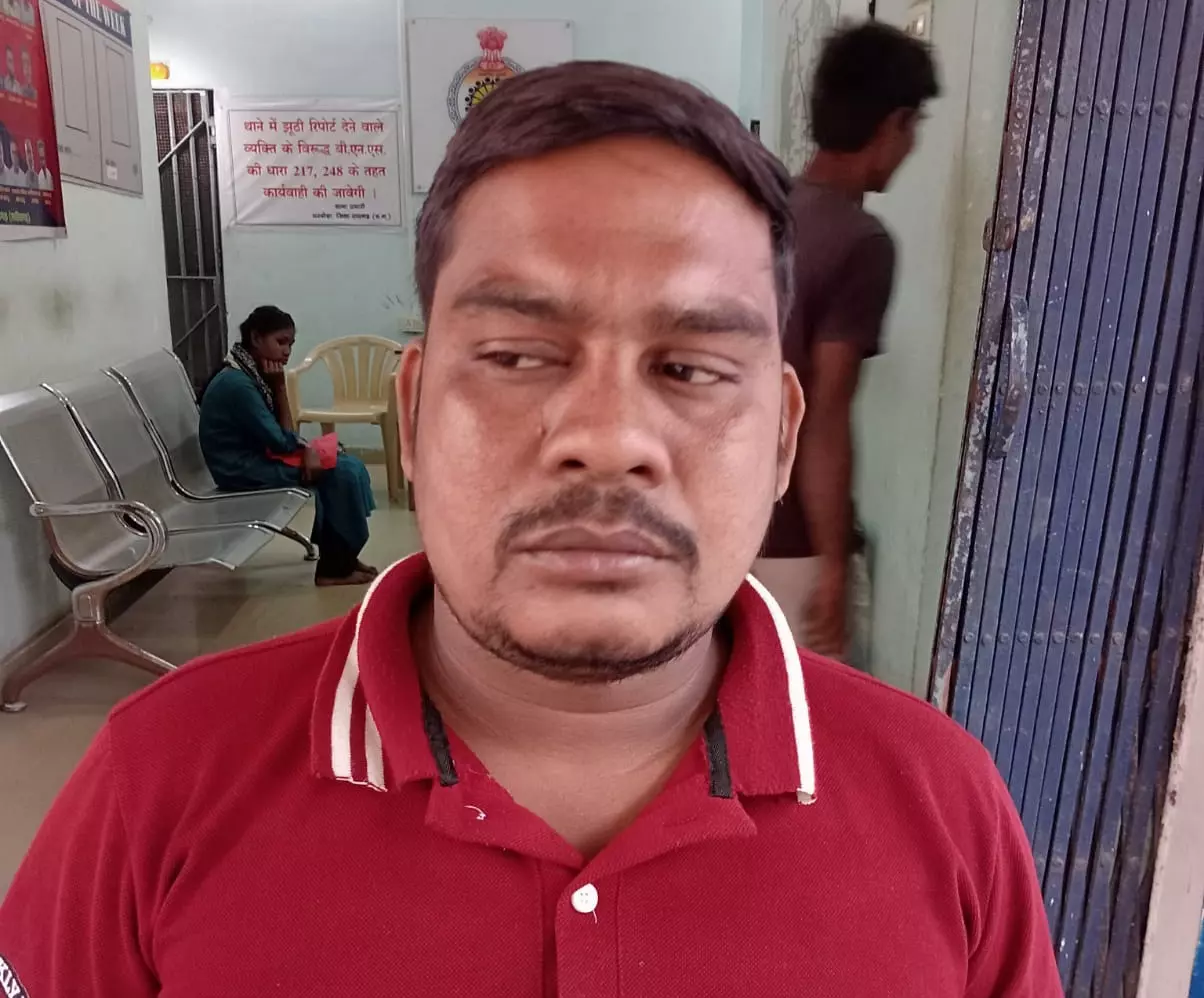 गाय चोर गिरफ्तार, किसान ने की थी शिकायत गाय चोर गिरफ्तार, किसान ने की थी शिकायत