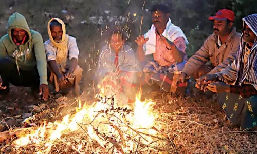 आदिलाबाद में शीत लहर, तापमान 10 डिग्री सेल्सियस तक गिरा