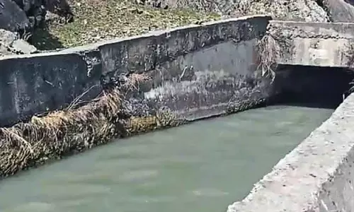 गंदेरबल की खुली बिजली नहरें बना रही मौत का जाल, जानवर और लोग खतरे में