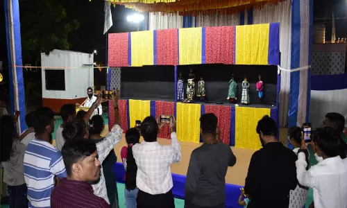 स्टैच्यू ऑफ यूनिटी में भारत पर्व 2025 में राजस्थान की कठपुतली कला का प्रदर्शन