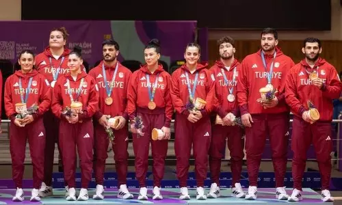 रियाद 2025: Azerbaijan  ने जूडो में मिक्स्ड टीम गोल्ड जीता, तुर्की ओवरऑल स्टैंडिंग में शीर्ष पर