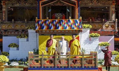India-भूटान ने 1,020 मेगावाट हाइड्रो प्रोजेक्ट शुरू किया