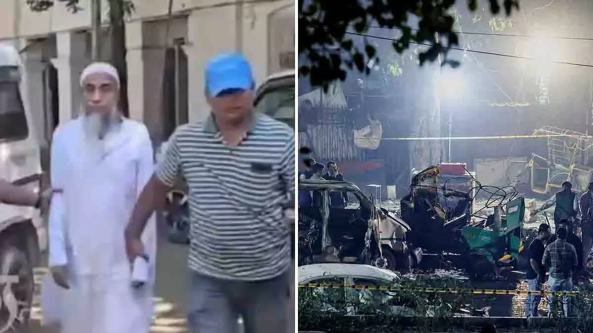 Delhi लाल किला ब्लास्ट पोस्ट के कारण रिटायर्ड शिक्षक हुआ गिरफ्तार Delhi लाल किला ब्लास्ट पोस्ट के कारण रिटायर्ड शिक्षक हुआ गिरफ्तार