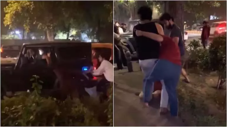 Delhi के 5-स्टार होटल के बाहर एक व्यक्ति ने महिला को ‘पिन और घसीटा’ Delhi के 5-स्टार होटल के बाहर एक व्यक्ति ने महिला को ‘पिन और घसीटा’