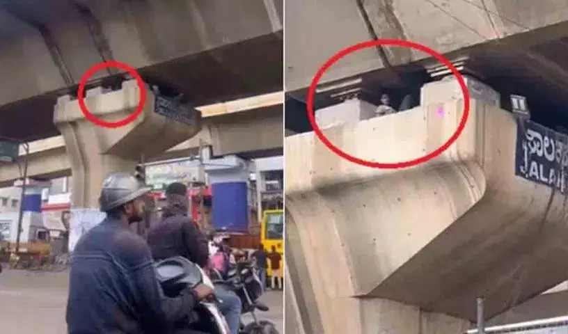 flyover के खंभे के अंदर सोया आदमी.. फिर क्या हुआ? flyover के खंभे के अंदर सोया आदमी.. फिर क्या हुआ?