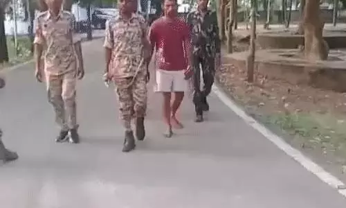 जेल ब्रेक का आरोपी अरेस्ट, छिपा हुआ था दंतेवाड़ा में