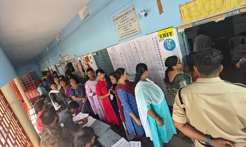 Telangana के जुबली हिल्स उपचुनाव में 48.43 प्रतिशत मतदान Telangana के जुबली हिल्स उपचुनाव में 48.43 प्रतिशत मतदान