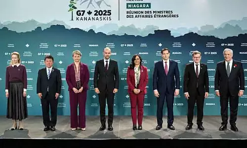 ट्रंप के साथ व्यापार तनाव के बीच कनाडा में G7 विदेश मंत्रियों की बैठक