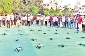 Telangana :  जुबली हिल्स उपचुनाव एक ड्रोन नष्ट, दो पायलटों पर हमला