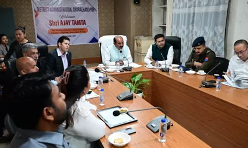केंद्रीय मंत्री ने Manipur में विकास कार्यों की प्रगति की समीक्षा की