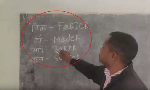 टीचर को नहीं आता इंग्लिश, उल्टा-पुल्टा ज्ञान दे रहे स्टूडेंट्स को टीचर को नहीं आता इंग्लिश, उल्टा-पुल्टा ज्ञान दे रहे स्टूडेंट्स को