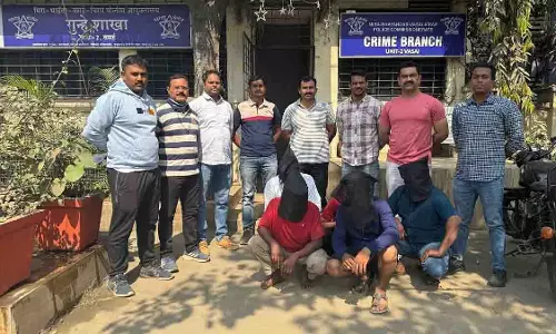 Vasai: निर्माण सामग्री से 40 लाख रुपये का स्टील चोरी, 6 गिरफ्तार Vasai: निर्माण सामग्री से 40 लाख रुपये का स्टील चोरी, 6 गिरफ्तार
