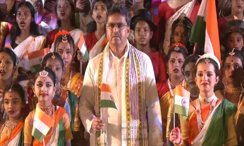 CM माणिक साहा बेलोनिया में वंदे मातरम के 150 साल पूरे होने के समारोह में हुए शामिल