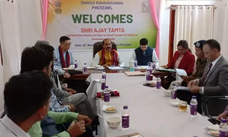 Manipur दौरे पर अजय टम्टा ने योजनाओं और परियोजनाओं की स्थिति देखी Manipur दौरे पर अजय टम्टा ने योजनाओं और परियोजनाओं की स्थिति देखी
