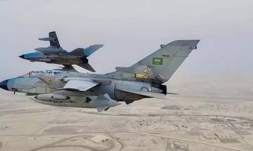 Saudi वायु सेना ने UAE में एटीएलसी-35 युद्ध और मिसाइल रक्षा अभ्यास में भाग लिया