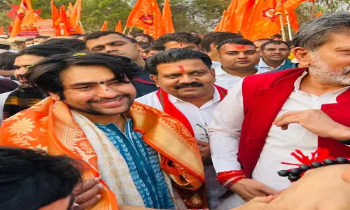 उपमुख्यमंत्री विजय शर्मा ने बागेश्वर धाम में ‘सनातन हिंदू एकता यात्रा’ में हुए शामिल उपमुख्यमंत्री विजय शर्मा ने बागेश्वर धाम में ‘सनातन हिंदू एकता यात्रा’ में हुए शामिल