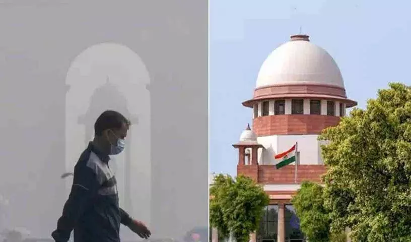 मास्क भी काफी नहीं.. Delhi में वायु प्रदूषण पर सुप्रीम कोर्ट चिंतित मास्क भी काफी नहीं.. Delhi में वायु प्रदूषण पर सुप्रीम कोर्ट चिंतित