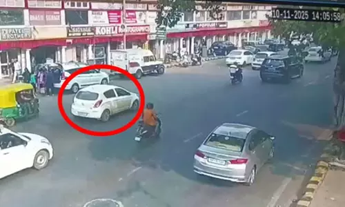 संसद भवन से महज 3 किमी की दूरी, कनॉट प्लेस में कार लेकर घूम रहा था आतंकी उमर, CCTV फुटेज सामने आया