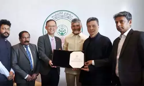 Andhra : ताइवानी प्रतिनिधिमंडल ने सीएम चंद्रबाबू से मुलाकात की