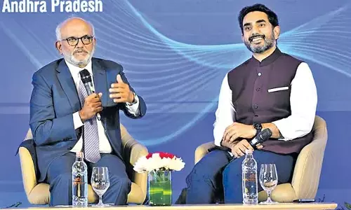 CEO शांतनु नारायण ने मंत्री नारा लोकेश का तेलुगु में स्वागत किया