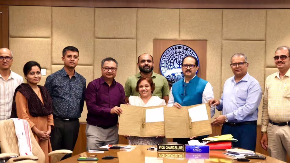 Gauhati विश्वविद्यालय और ओकेडीआईएससीडी ने अनुसंधान और शैक्षणिक सहयोग को बढ़ावा