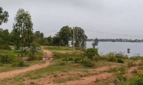 Yelaburga : अतिक्रमण के कारण तल्लूर झील संकरी हो रही है