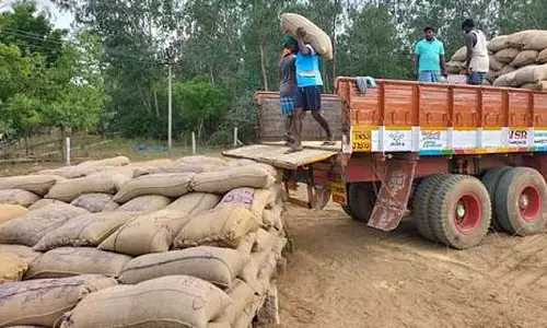 Tamil Nadu : धान खरीद में मजदूरी में कटौती के कारण कुलियों की कमी Tamil Nadu : धान खरीद में मजदूरी में कटौती के कारण कुलियों की कमी