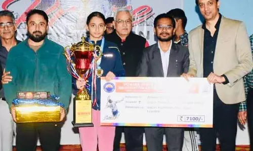 Jalandhar सान्वी ने तिहरा खिताब जीता; रल्लन और चहल ने राज्य बैडमिंटन खिताब जीते