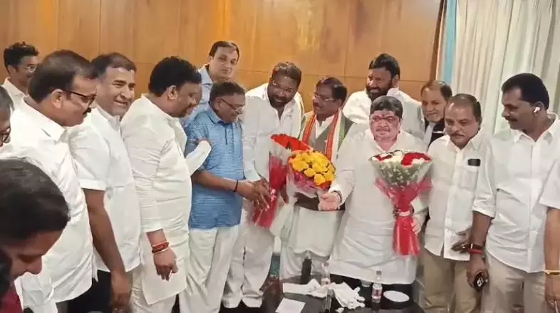 Congress नेताओं ने जुबली हिल्स उपचुनाव में जीत का जश्न मनाया