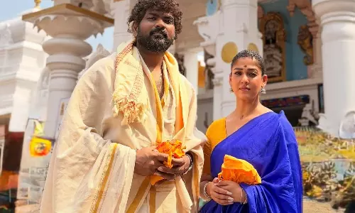 विग्नेश शिवन, नयनतारा ने कर्नाटक के कुक्के सुब्रह्मण्य स्वामी मंदिर में पूजा की