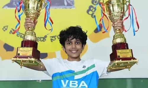 Badminton Tournament : रायचूर के रोहन करातुरी को ट्रॉफी Badminton Tournament : रायचूर के रोहन करातुरी को ट्रॉफी