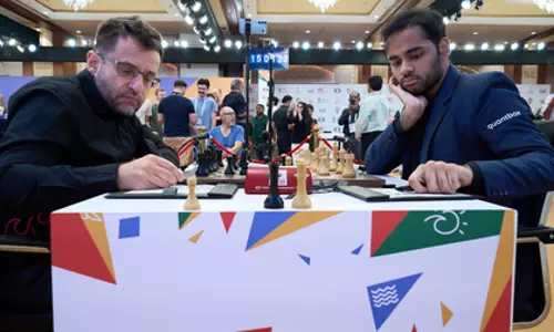 FIDE 2025: अर्जुन और हरिकृष्णा के बीच राउंड 5 का शुरुआती गेम ड्रॉ