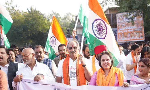 सांसद बृजमोहन अग्रवाल के नेतृत्व में छत्तीसगढ़ की सबसे बड़ी पदयात्रा निकाली सांसद बृजमोहन अग्रवाल के नेतृत्व में छत्तीसगढ़ की सबसे बड़ी पदयात्रा निकाली