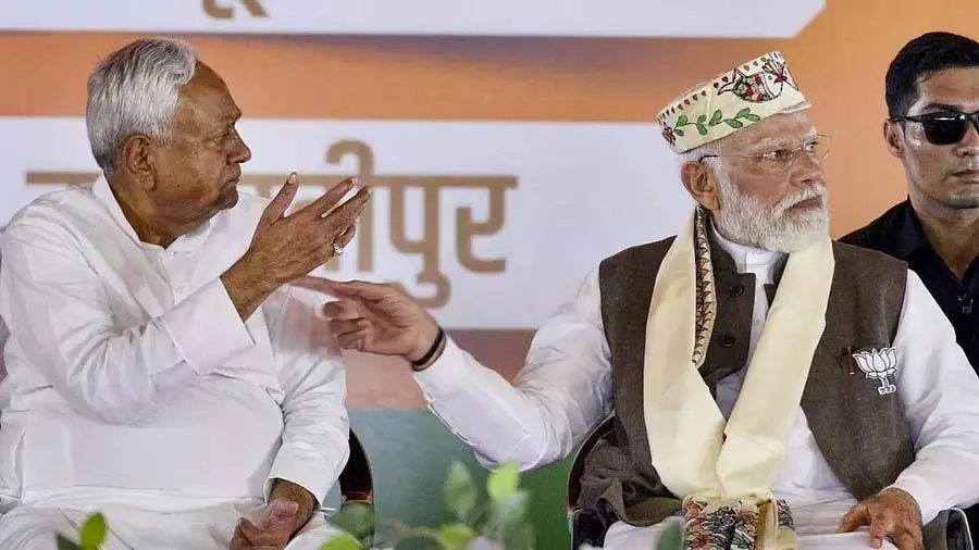 Modi-Nitish की जोड़ी हिट: भाजपा ने एनडीए के प्रदर्शन की सराहना की Modi-Nitish की जोड़ी हिट: भाजपा ने एनडीए के प्रदर्शन की सराहना की