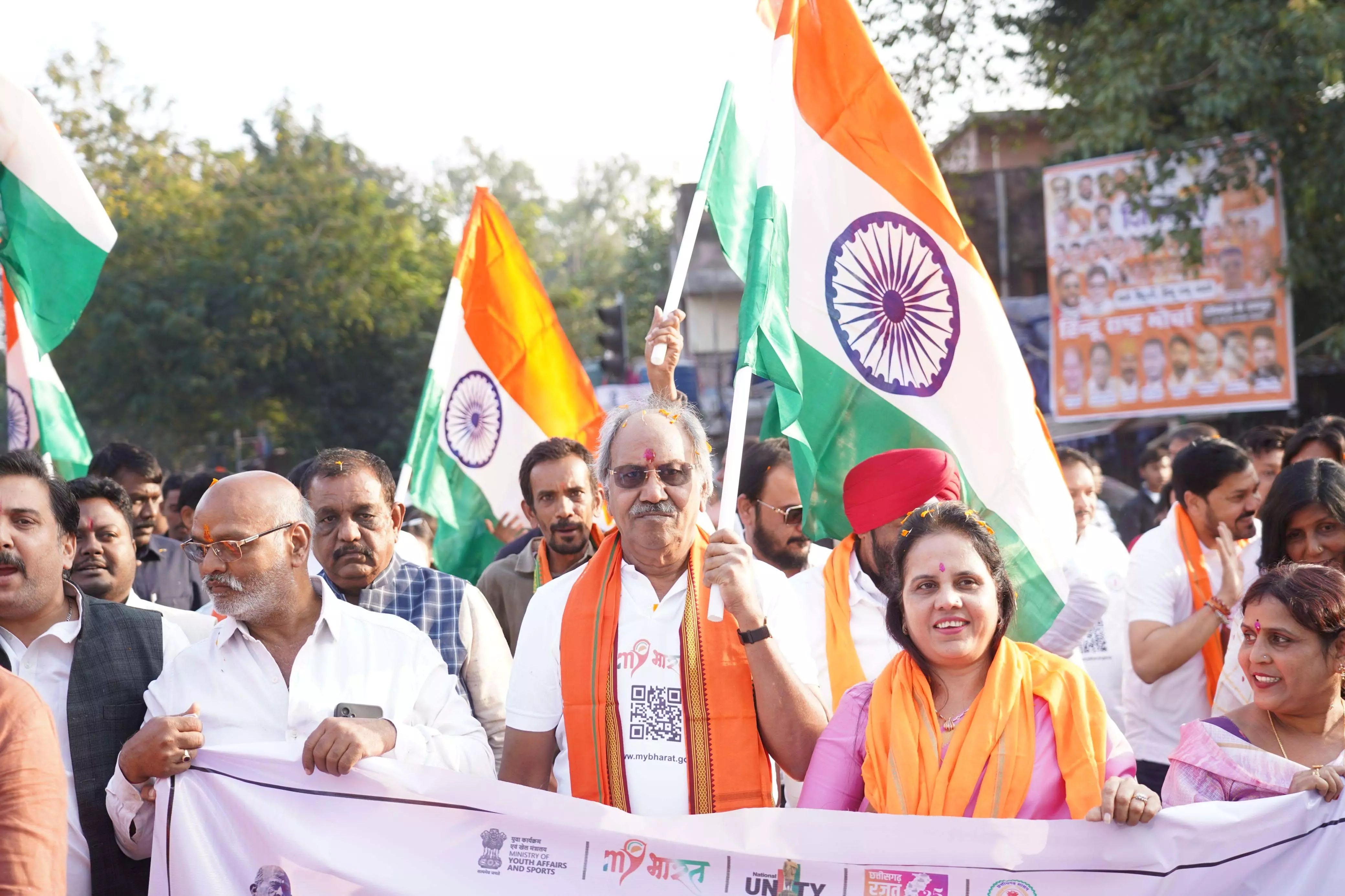 सांसद बृजमोहन अग्रवाल के नेतृत्व में छत्तीसगढ़ की सबसे बड़ी पदयात्रा निकाली सांसद बृजमोहन अग्रवाल के नेतृत्व में छत्तीसगढ़ की सबसे बड़ी पदयात्रा निकाली