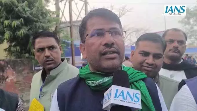 औराई सीट पर जनता के जनादेश को स्वीकारते हुए VIP नेता भोगेंद्र साहनी का बयान औराई सीट पर जनता के जनादेश को स्वीकारते हुए VIP नेता भोगेंद्र साहनी का बयान
