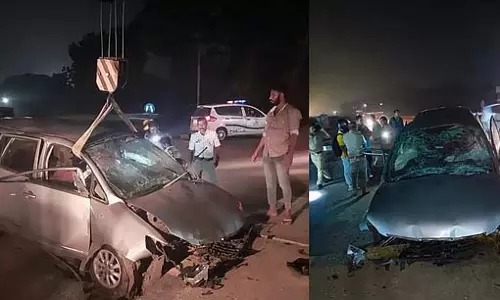 Mangaluru : बीसी रोड सर्कल पर भीषण सड़क हादसे में तीन लोगों की मौत Mangaluru : बीसी रोड सर्कल पर भीषण सड़क हादसे में तीन लोगों की मौत