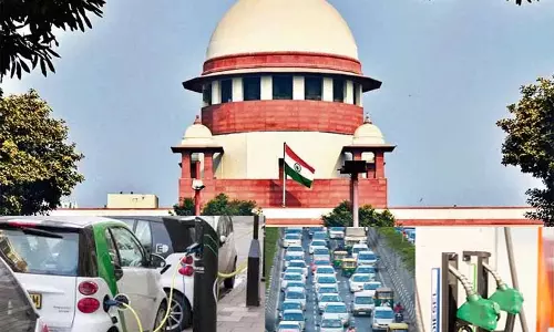 Delhi NCR: सुप्रीम कोर्ट ने इलेक्ट्रिक वाहनों को प्रदूषण समाधान बताया Delhi NCR: सुप्रीम कोर्ट ने इलेक्ट्रिक वाहनों को प्रदूषण समाधान बताया