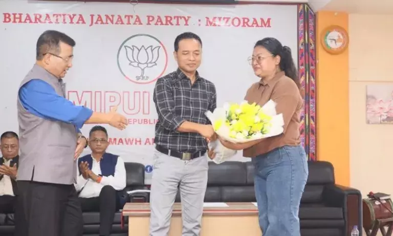 Mizoram में LADC चुनाव से पहले भाजपा ने 10 नामों की सूची जारी की Mizoram में LADC चुनाव से पहले भाजपा ने 10 नामों की सूची जारी की