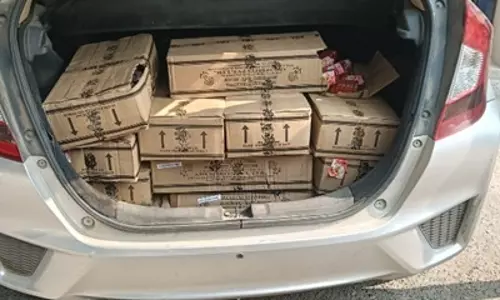 Delhi पुलिस ने पकड़ी 1600 क्वार्टर अवैध शराब, पश्चिम विहार में की कार्रवाई