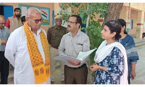 राजस्थान के शिक्षा मंत्री दिलावर ने Jodhpur में स्कूलों का औचक निरीक्षण किया