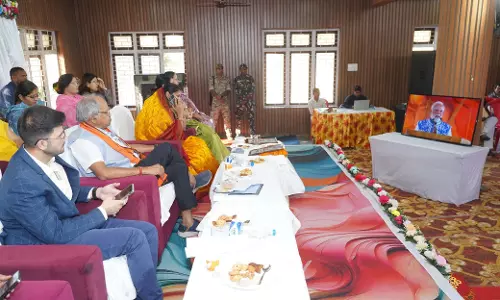 बलौदाबाजार में सांसद बृजमोहन ने सुना प्रधानमंत्री मोदी का उद्बोधन