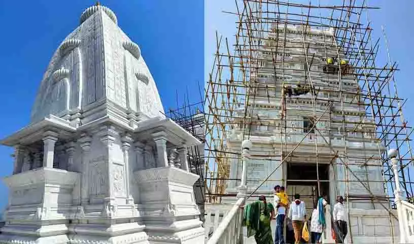बिड़ला मंदिर ने स्वर्ण जयंती से पहले जगदानंद विमानम को नई रूपरेखा दी बिड़ला मंदिर ने स्वर्ण जयंती से पहले जगदानंद विमानम को नई रूपरेखा दी