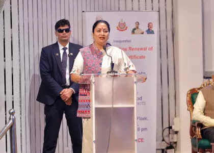 रेखा गुप्ता ने ऑनलाइन अग्नि सुरक्षा प्रमाणपत्र नवीनीकरण सेवा शुरू की रेखा गुप्ता ने ऑनलाइन अग्नि सुरक्षा प्रमाणपत्र नवीनीकरण सेवा शुरू की