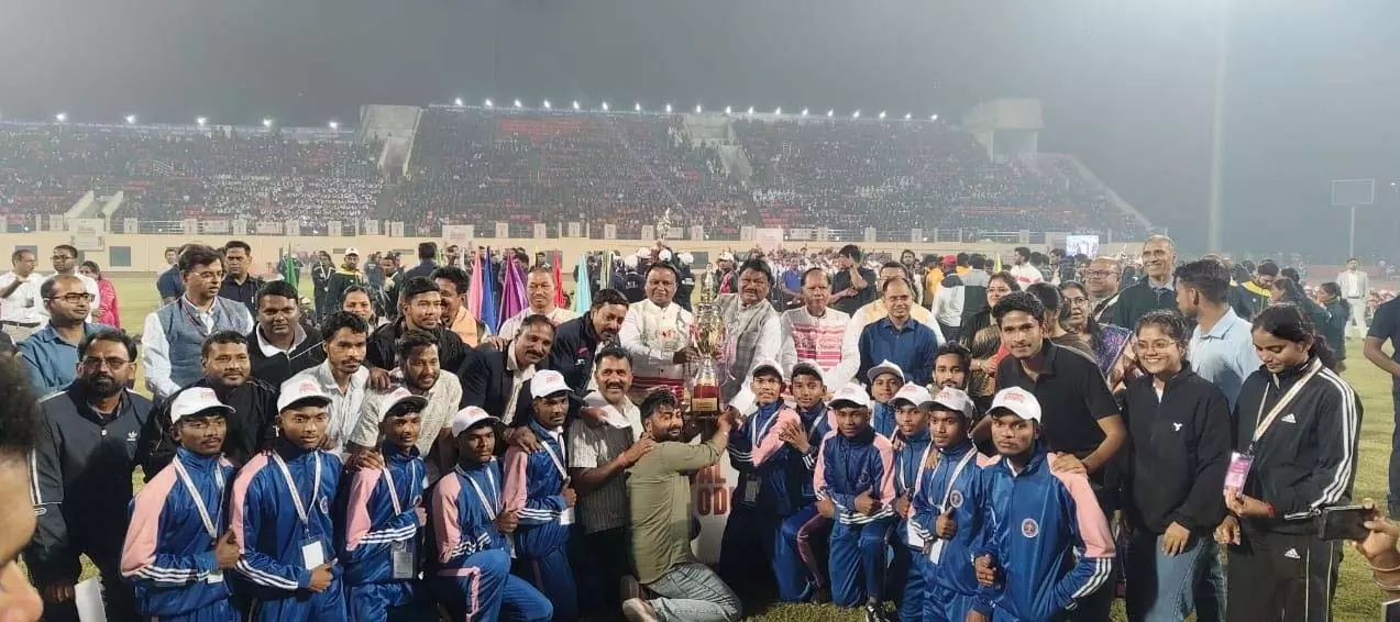 छत्तीसगढ़ ने ओडिशा में चौथे EMRS राष्ट्रीय खेल प्रतियोगिता 2025 में हासिल किया दूसरा स्थान छत्तीसगढ़ ने ओडिशा में चौथे EMRS राष्ट्रीय खेल प्रतियोगिता 2025 में हासिल किया दूसरा स्थान